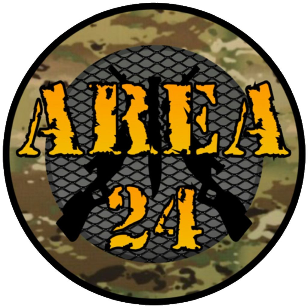 Logo van airsoftlocatie Area 24 te Nijmegen