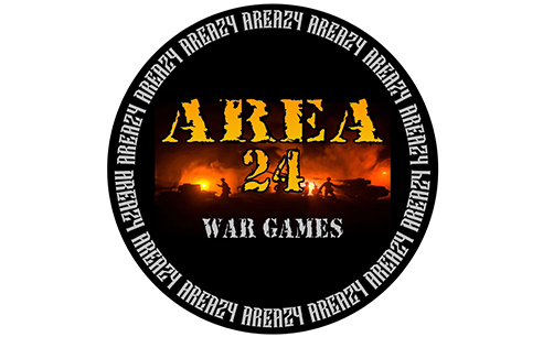 Het nieuwe logo van airsoftlocatie Area24