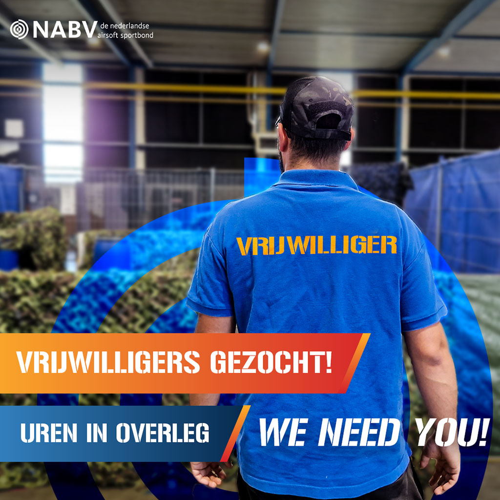 Vrijwilliger in het Nationaal Airsoft Centrum