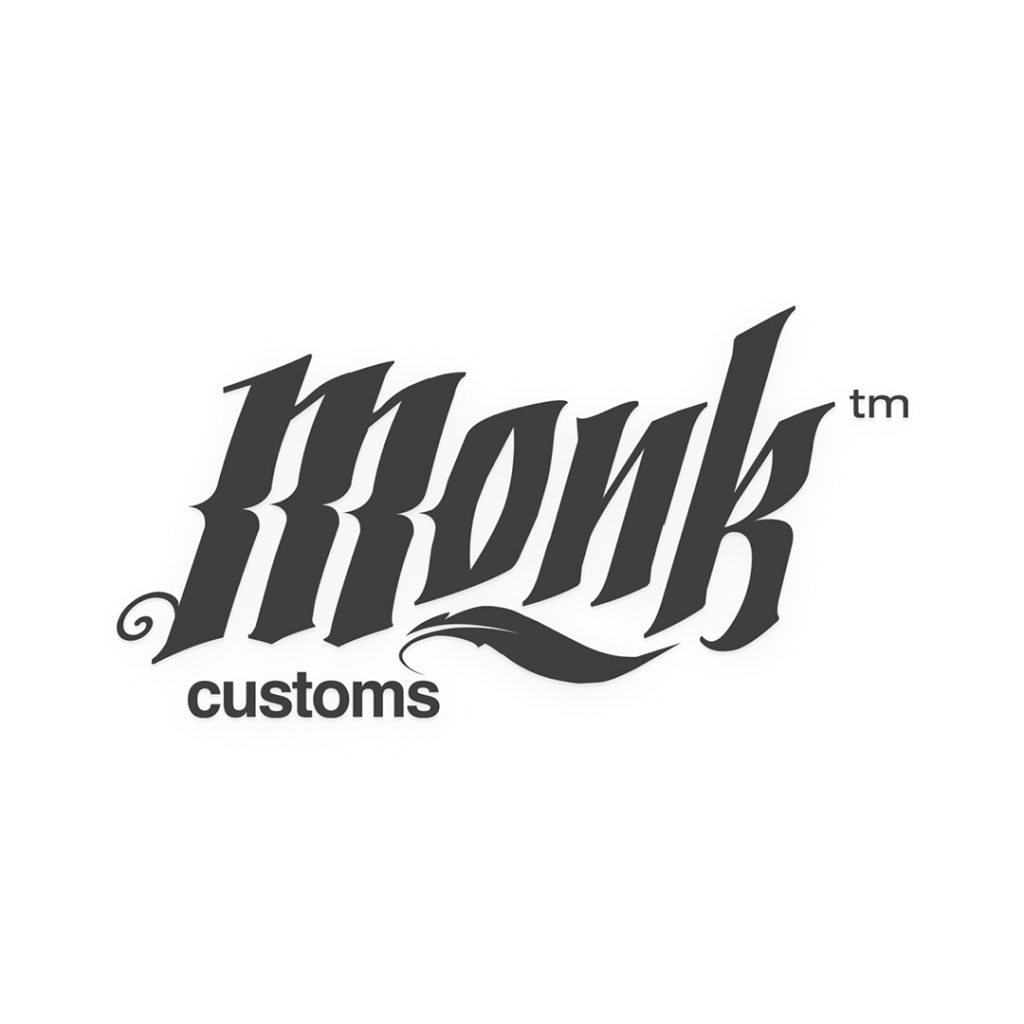 Logo van airsoftshop Monk Customs