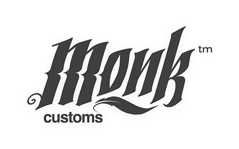 Logo van airsoftwinkel Monk Customs