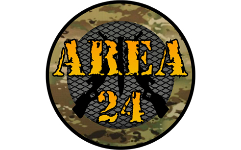 Logo van airsoftorganisatie Area24