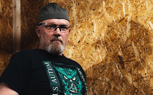 Portretafbeelding van Herbert voor de We Are Airsoft campagne van de NABV