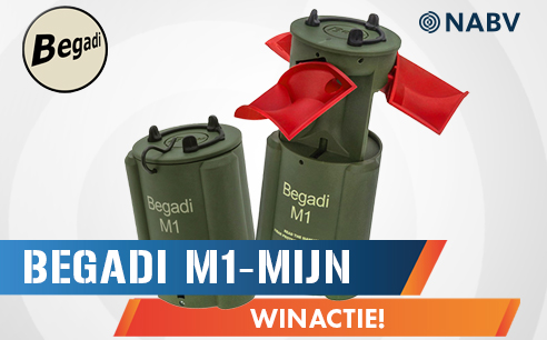Afbeelding voor de Begadi M1-mijn winactie van de NABV