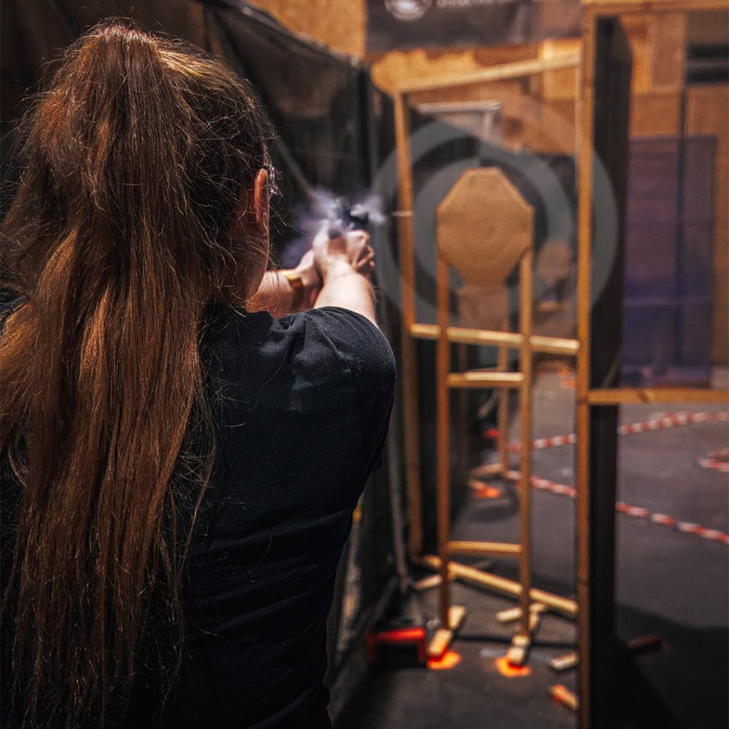 Een speler tijdens de Dutch Open