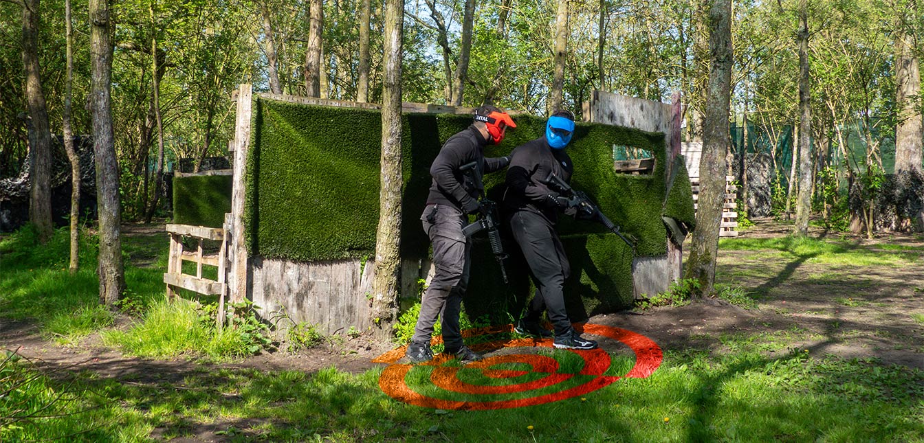 Een airsoft knife tijdens de First Airsoft Experience