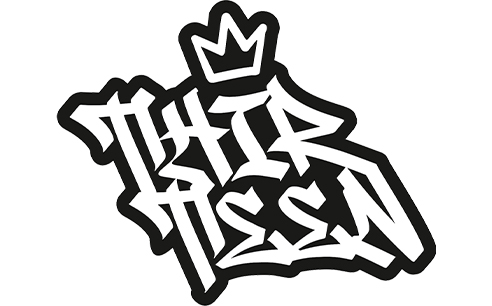 Logo van custom headbands winkel Thirteen Customs